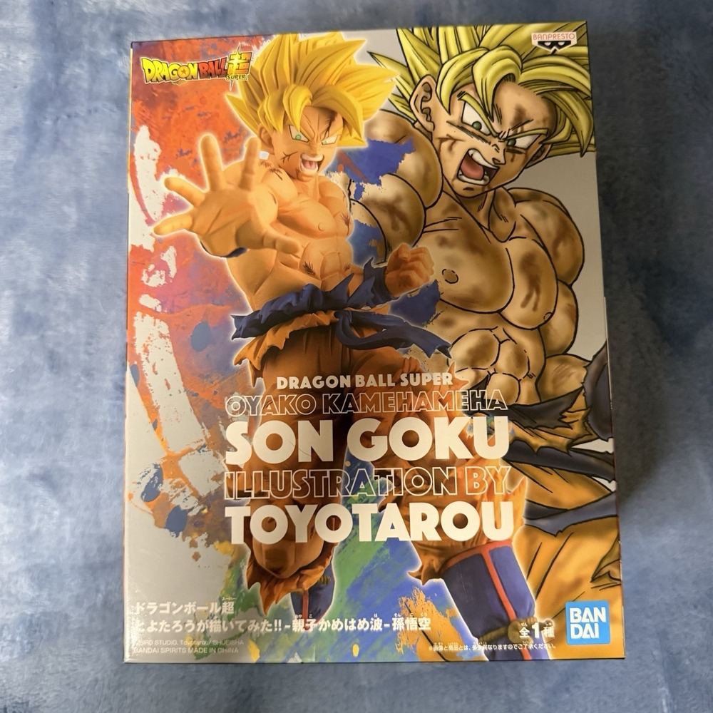 Banpresto Dragon Ball Toyotarou Design Figure Goku Oyako Kamehameha Statue